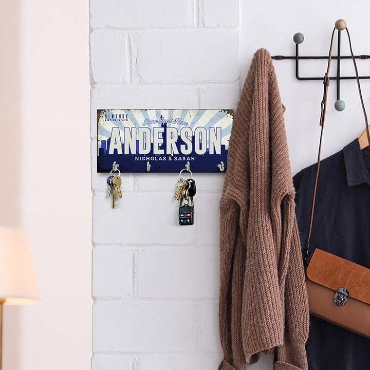 Wooden States Key Holder - GiftShire