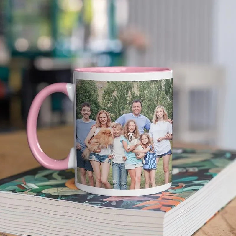 Custom Photo Mug-Wrap Around Photo Mug-Gift for Him-Gift for Her - GiftShire
