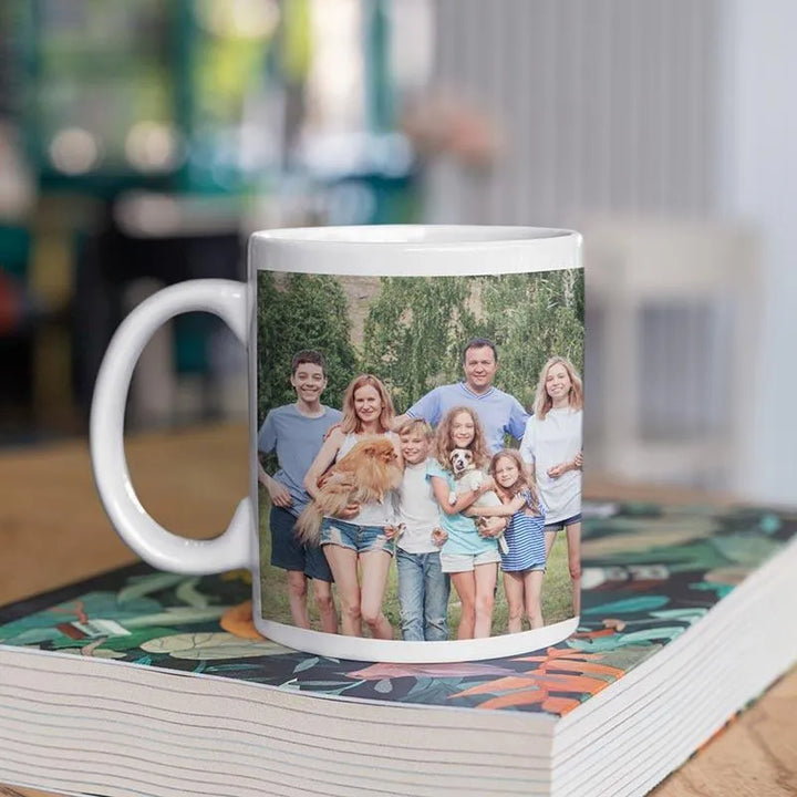 Custom Photo Mug-Wrap Around Photo Mug-Gift for Him-Gift for Her - GiftShire