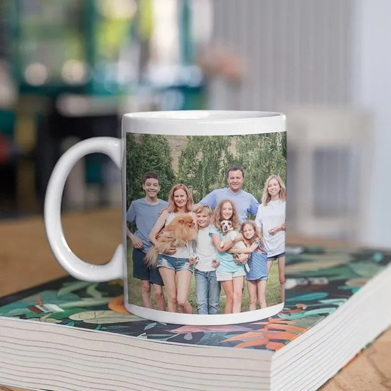 Custom Photo Mug-Wrap Around Photo Mug-Gift for Him-Gift for Her - GiftShire