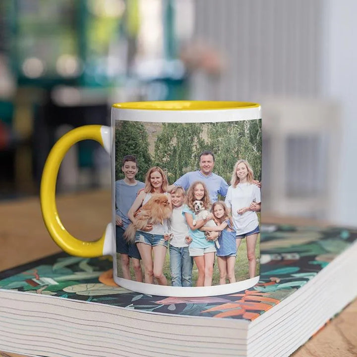 Custom Photo Mug-Wrap Around Photo Mug-Gift for Him-Gift for Her - GiftShire