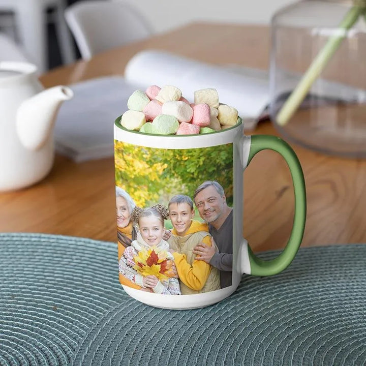 Custom Photo Mug-Wrap Around Photo Mug-Gift for Him-Gift for Her - GiftShire