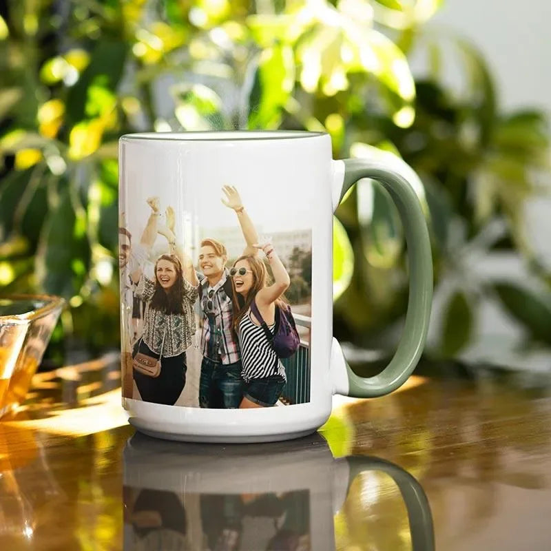 Custom Photo Mug-Wrap Around Photo Mug-Gift for Him-Gift for Her - GiftShire