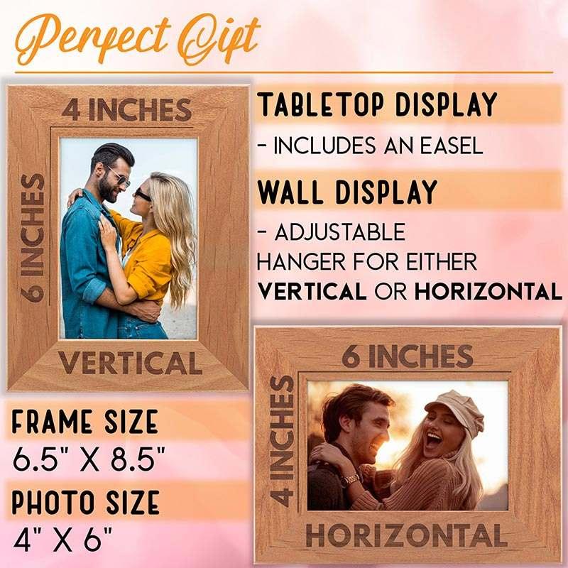 Family Photo Frame Personalized, Christmas Gift for Newlywed Couple - GiftShire