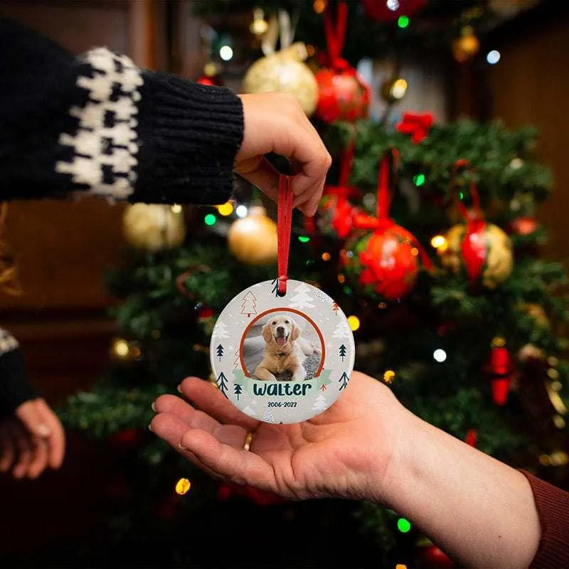 Pet Memorial Photo Ornament - GiftShire