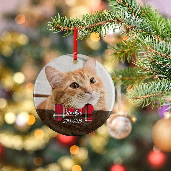 Pet Memorial Photo Ornament - GiftShire
