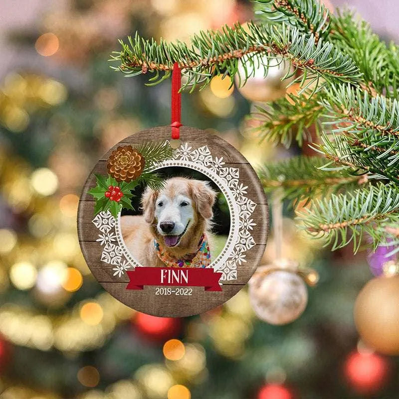 Pet Memorial Photo Ornament - GiftShire