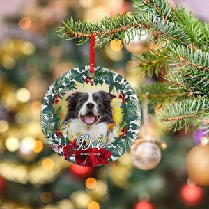 Pet Memorial Photo Ornament - GiftShire