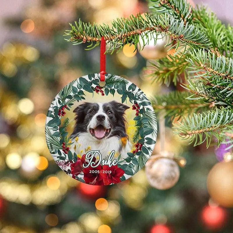 Pet Memorial Photo Ornament - GiftShire