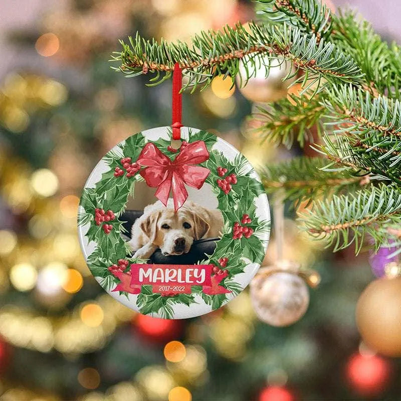 Pet Memorial Photo Ornament - GiftShire
