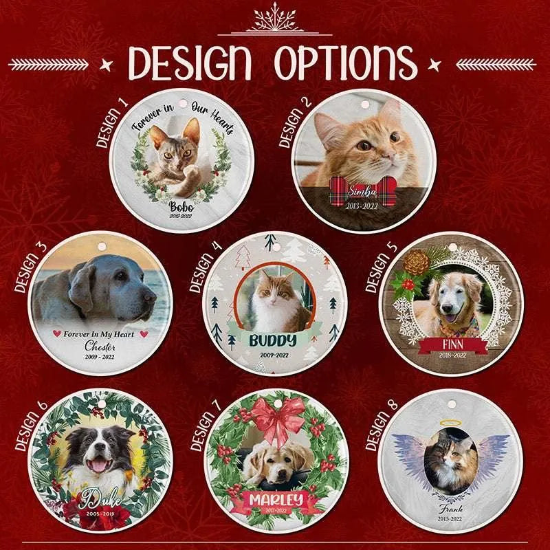 Pet Memorial Photo Ornament - GiftShire