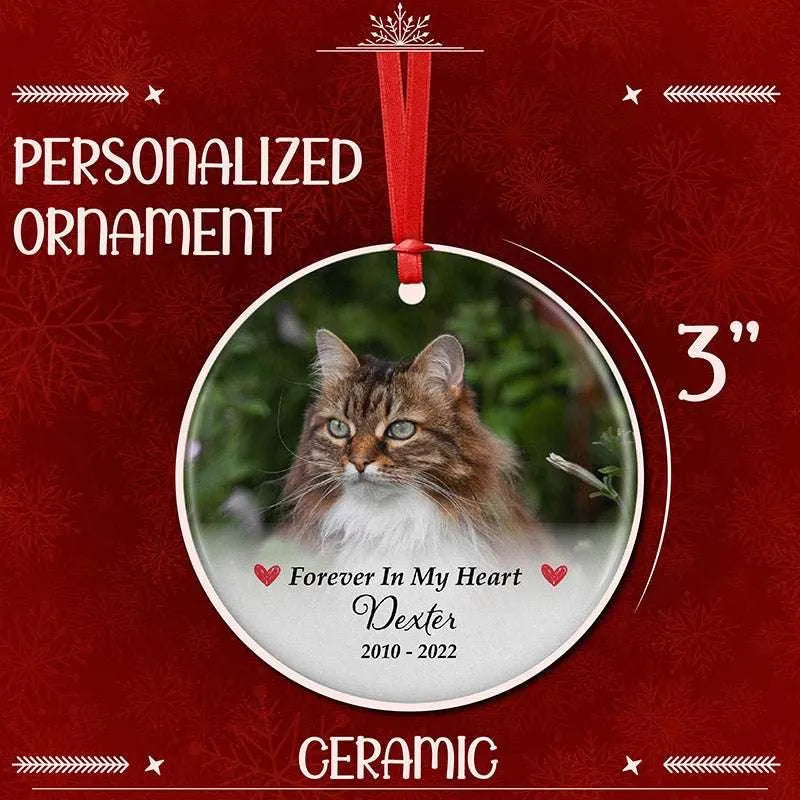 Pet Memorial Photo Ornament - GiftShire