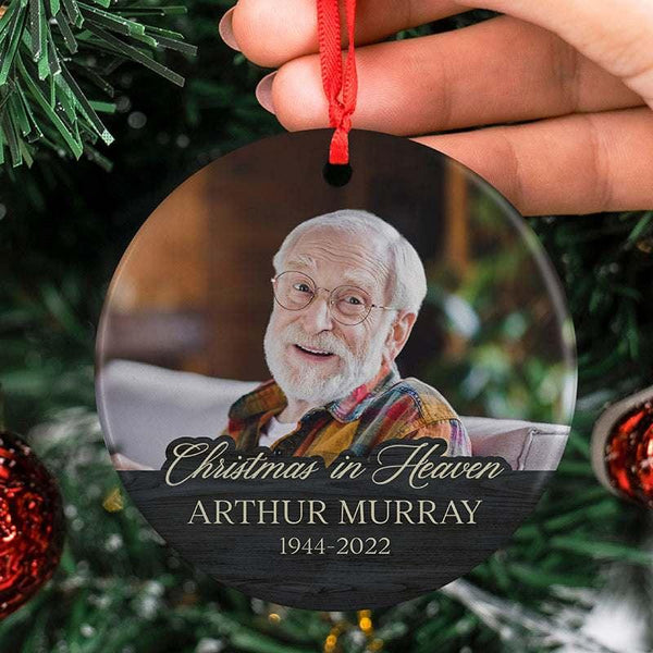 Personalized Photo Memory Ornament - GiftShire