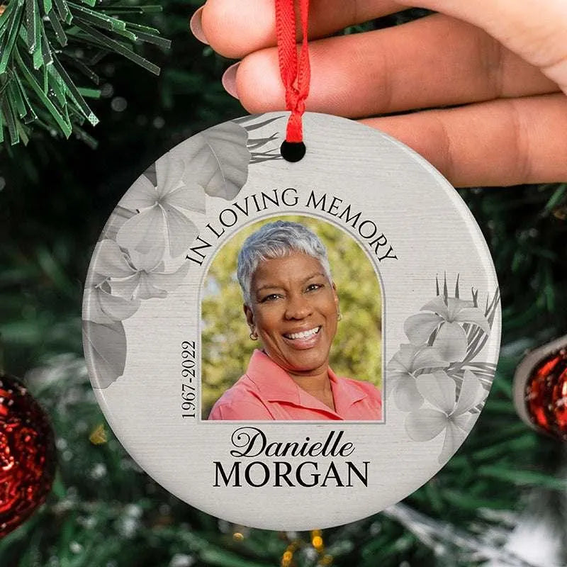 Personalized Photo Memory Ornament - GiftShire