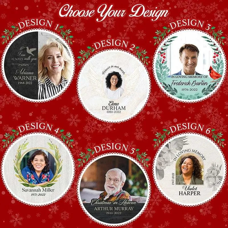 Personalized Photo Memory Ornament - GiftShire