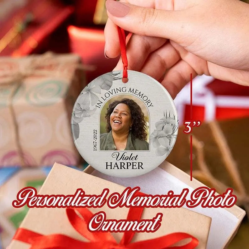Personalized Photo Memory Ornament - GiftShire