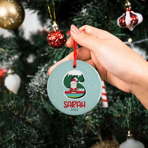 Christmas Initial Ornaments For Kids - GiftShire