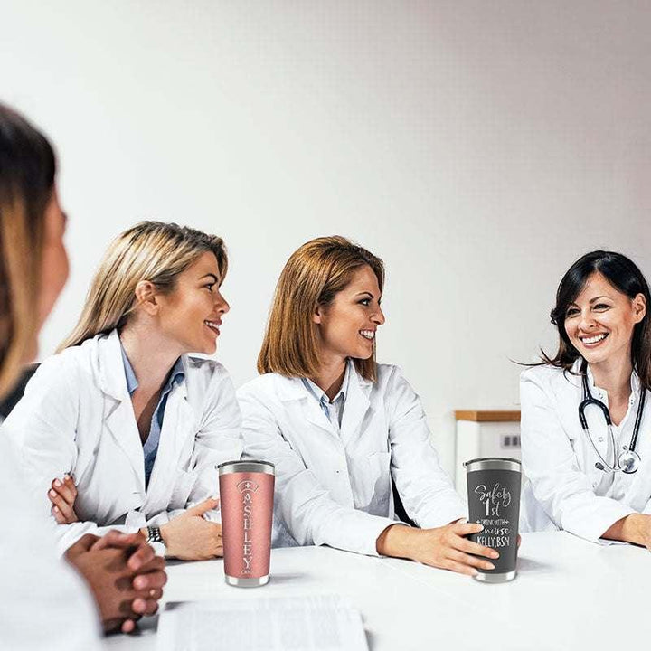 Personalized Nurse Tumbler, Nurse Appreciation Gift, RN Nursing Student - GiftShire
