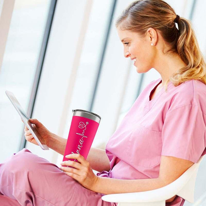 Personalized Nurse Tumbler, Nurse Appreciation Gift, RN Nursing Student - GiftShire