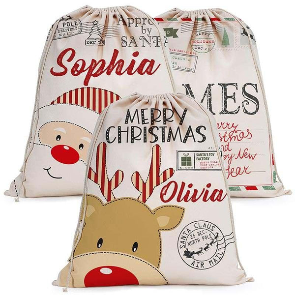 Custom Christmas Santa Sack - GiftShire