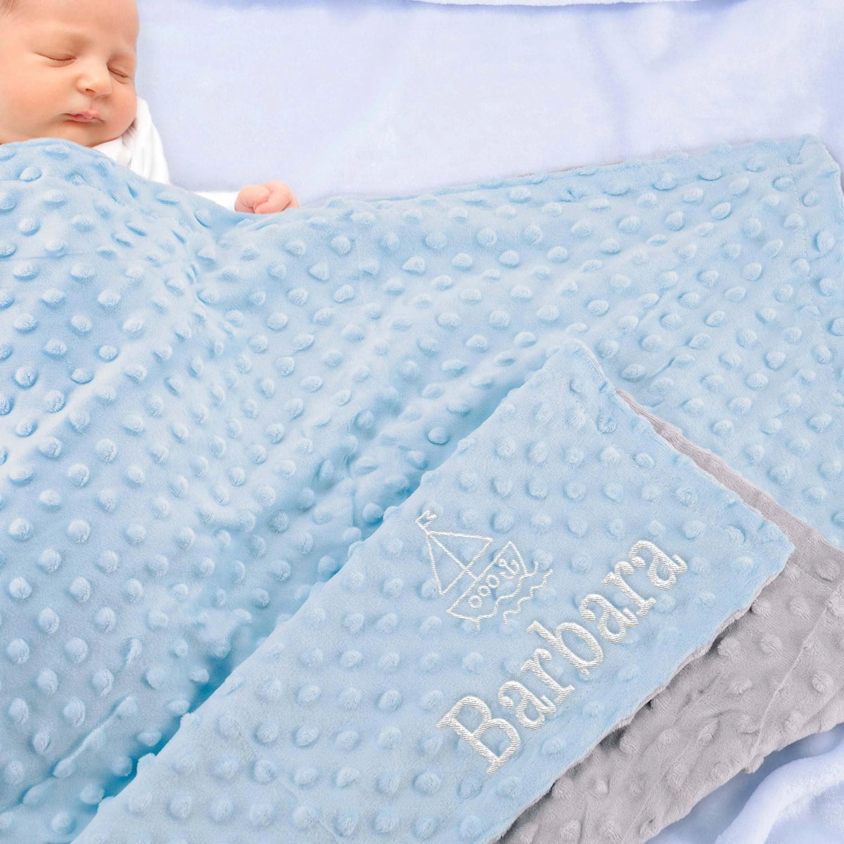 Personalized Embroidered Baby Blanket - GiftShire