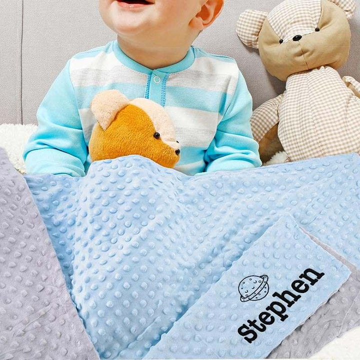 Personalized Embroidered Baby Blanket - GiftShire