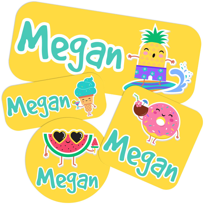 Back to School Labels for Kids Personalized, Custom Sticker for School | B0CFFJ93WC - GiftShire