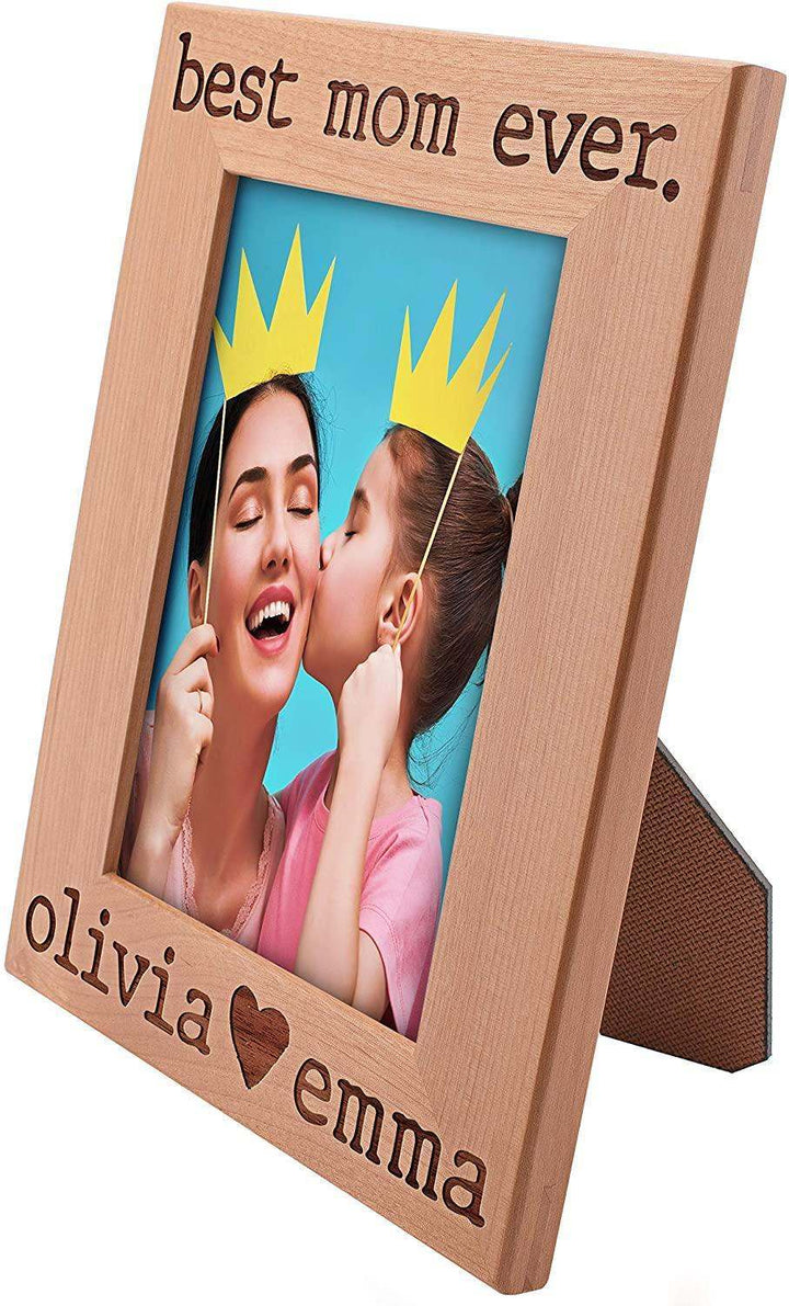 Best Mom Ever - Personalized Picture Frames for Mom | B07QSD3ST3 - D2 - GiftShire