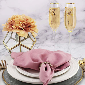 Mr & Mrs Champagne Flute - GiftShire