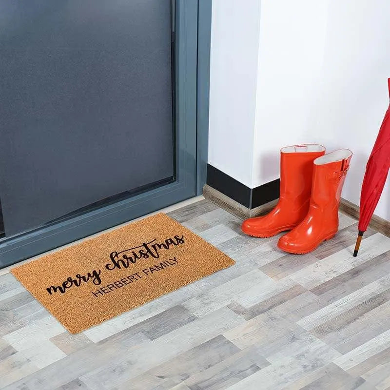 Merry Christmas Doormat - GiftShire