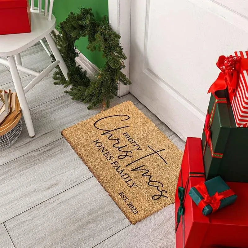 Merry Christmas Doormat - GiftShire