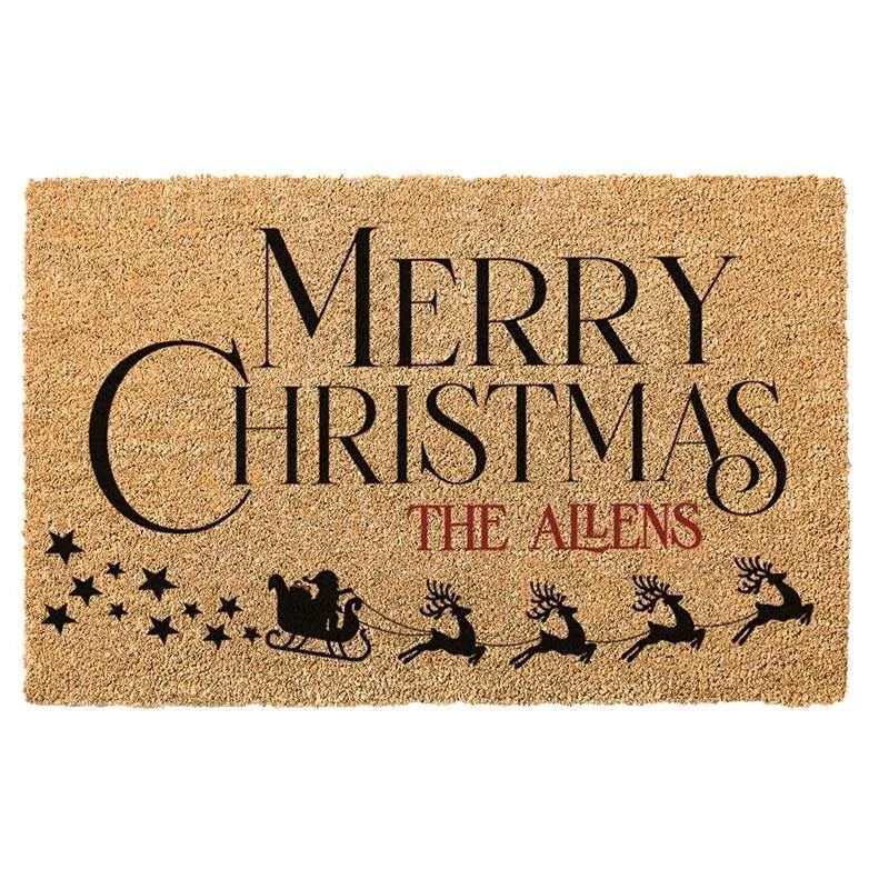 Merry Christmas Doormat - GiftShire