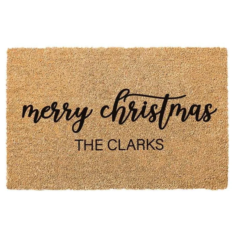 Merry Christmas Doormat - GiftShire
