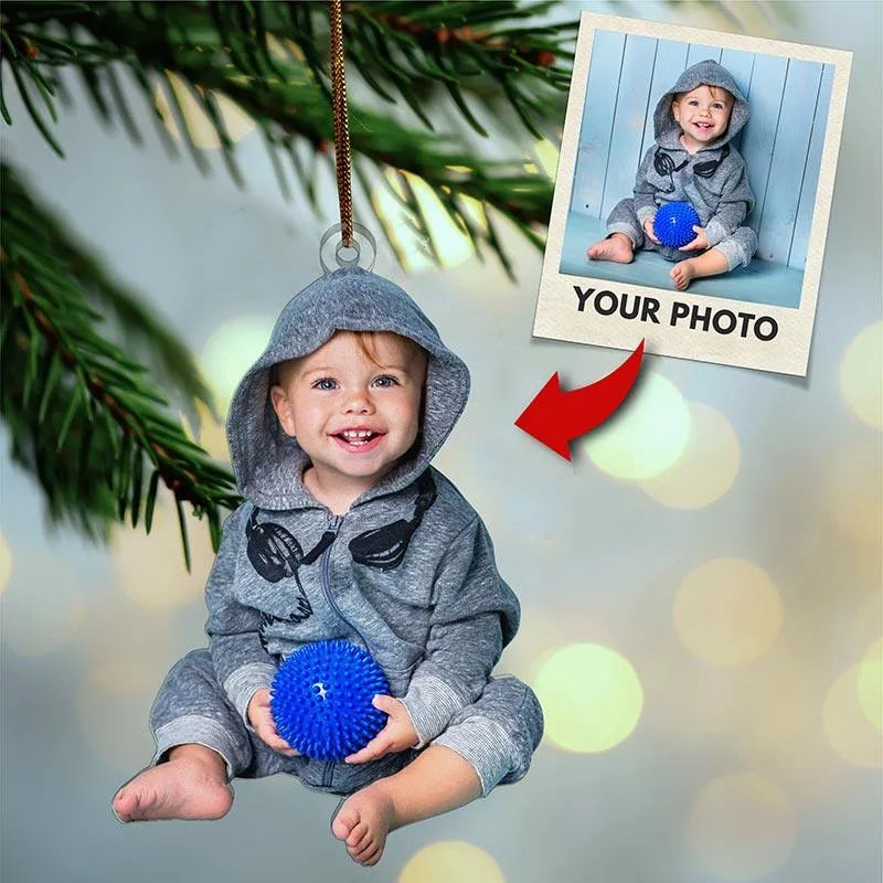 Acrylic Photo Cutout Ornament - GiftShire