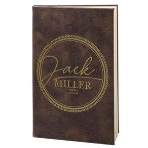 Custom Leather Notebook - Custom Engraved Notebook, Gift for Him, Her - GiftShire