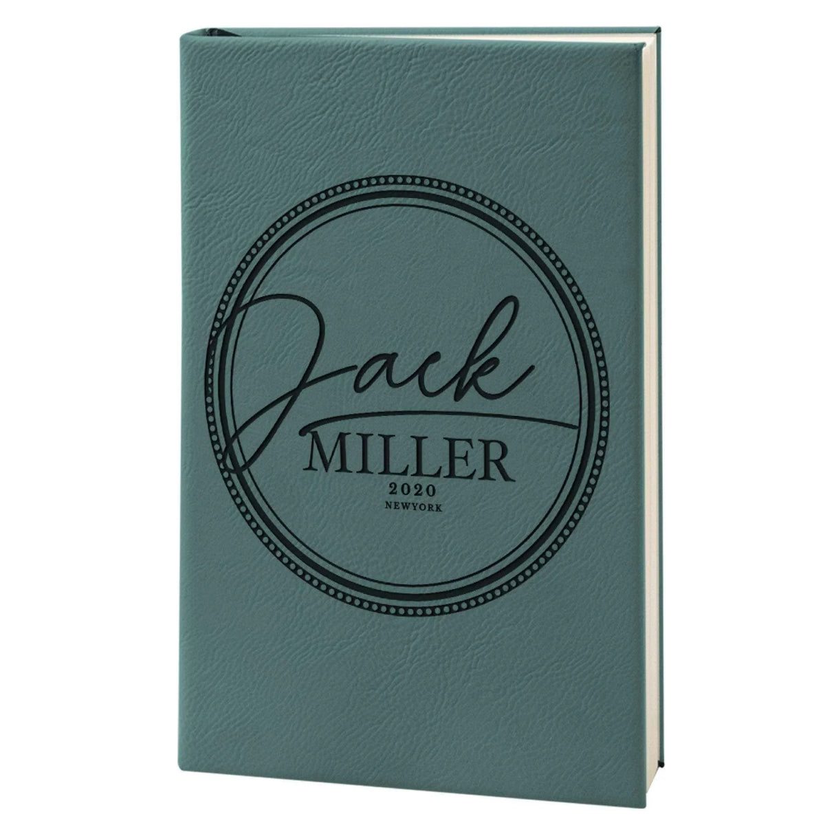 Custom Leather Notebook - Custom Engraved Notebook, Gift for Him, Her - GiftShire