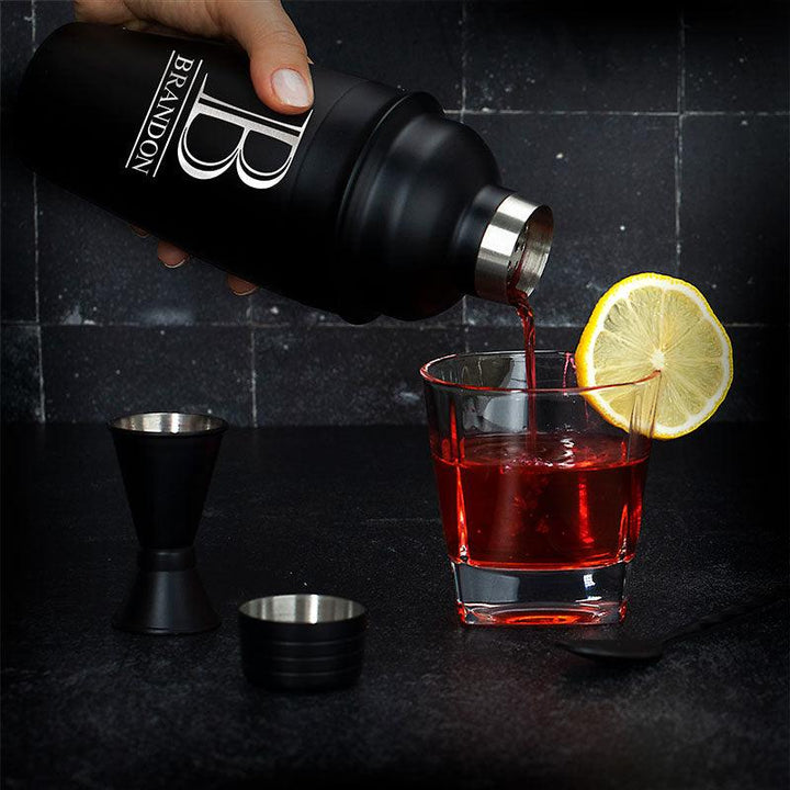 Cocktail Shaker Set - Personalized Shaker Set, Gift for Men - GiftShire