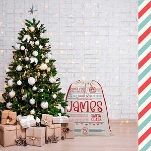 Custom Canvas Santa Sack - GiftShire