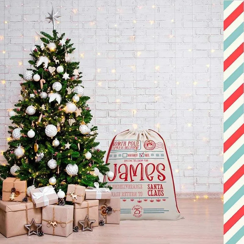 Custom Canvas Santa Sack - GiftShire
