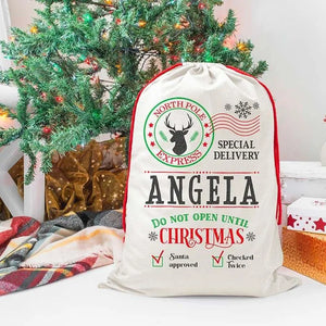 Custom Canvas Santa Sack - GiftShire