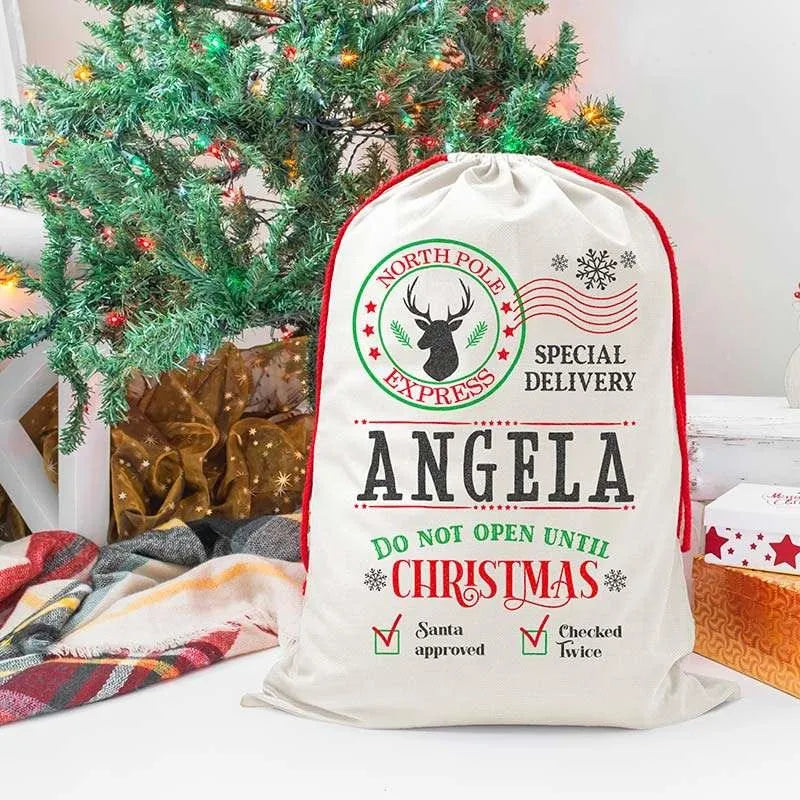 Custom Canvas Santa Sack - GiftShire