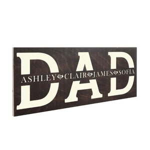 Custom Wooden Dad Sign - GiftShire