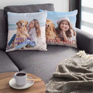 Personalized Photo Print Pillow Case - GiftShire