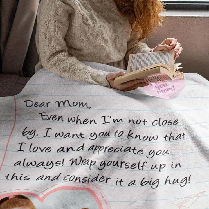Custom Mom Blanket with Photo-Gift for Mom - GiftShire
