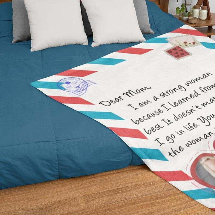 Custom Mom Blanket with Photo-Gift for Mom - GiftShire
