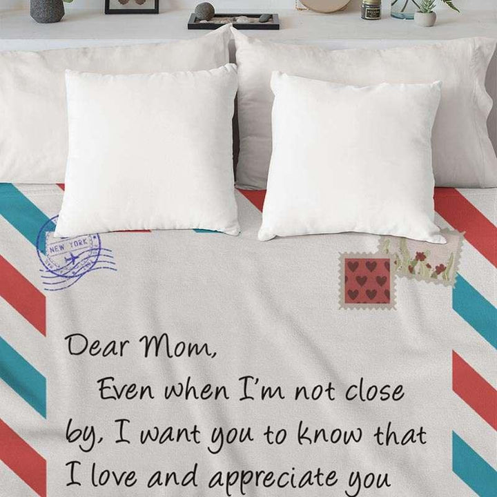 Custom Mom Blanket with Photo-Gift for Mom - GiftShire