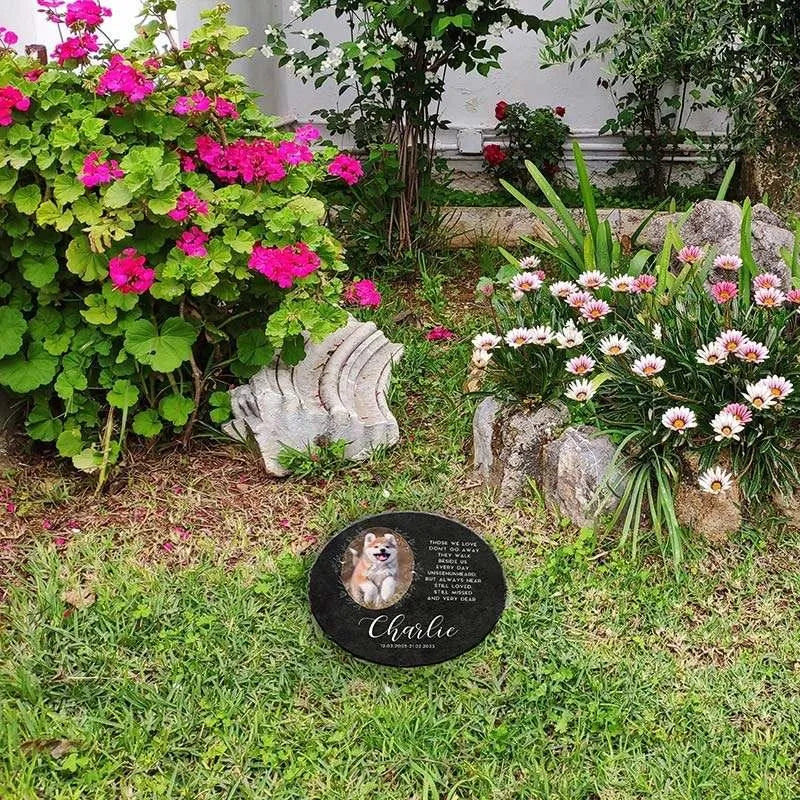 Custom Pet Memorial Stone, Dog Memorial Stone, Pet Grave Marker, Pet Headstone - GiftShire
