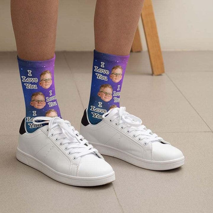 Custom Photo Face Socks - GiftShire