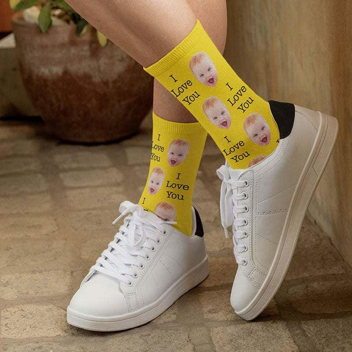Custom Photo Face Socks - GiftShire