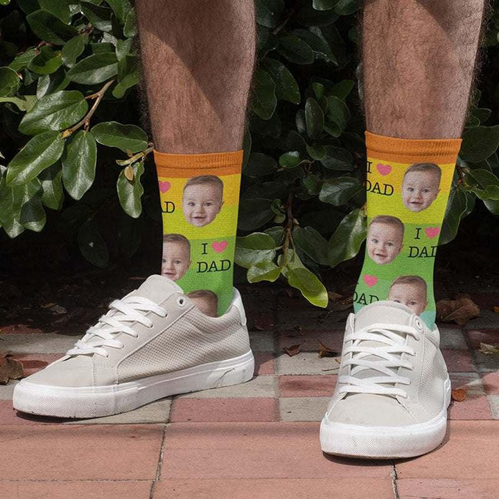 Custom Photo Face Socks - GiftShire